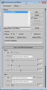VrayLensEffect
