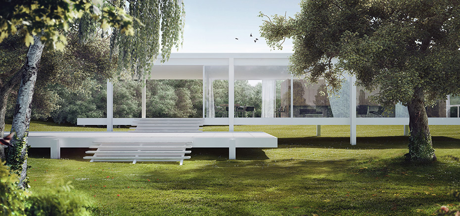 Farnsworth House par Romuald Chaigneau