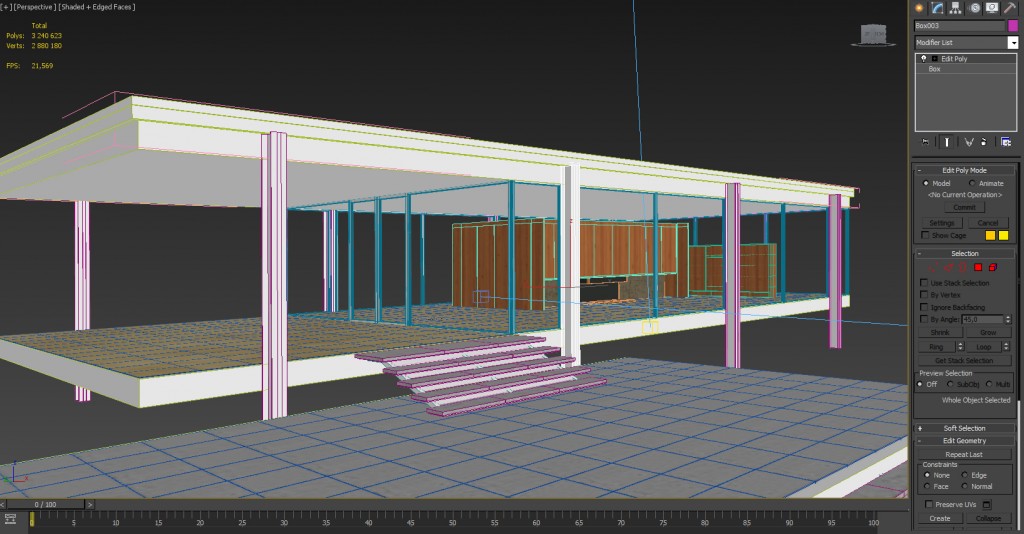 Modélisation Farnsworth House