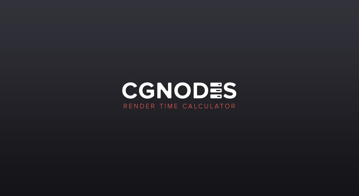 CGNodes – Render Time Calculator